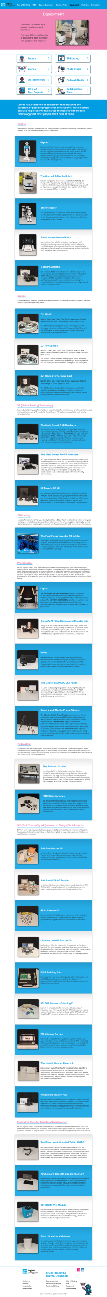 5-Equipment Digital Living Lab